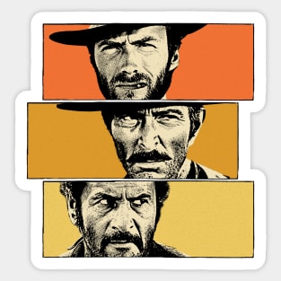 The Good The Bad and The Ugly - Original Design Sticker